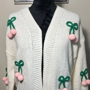 Fashion Nova , Brand New, Cherry cardigan